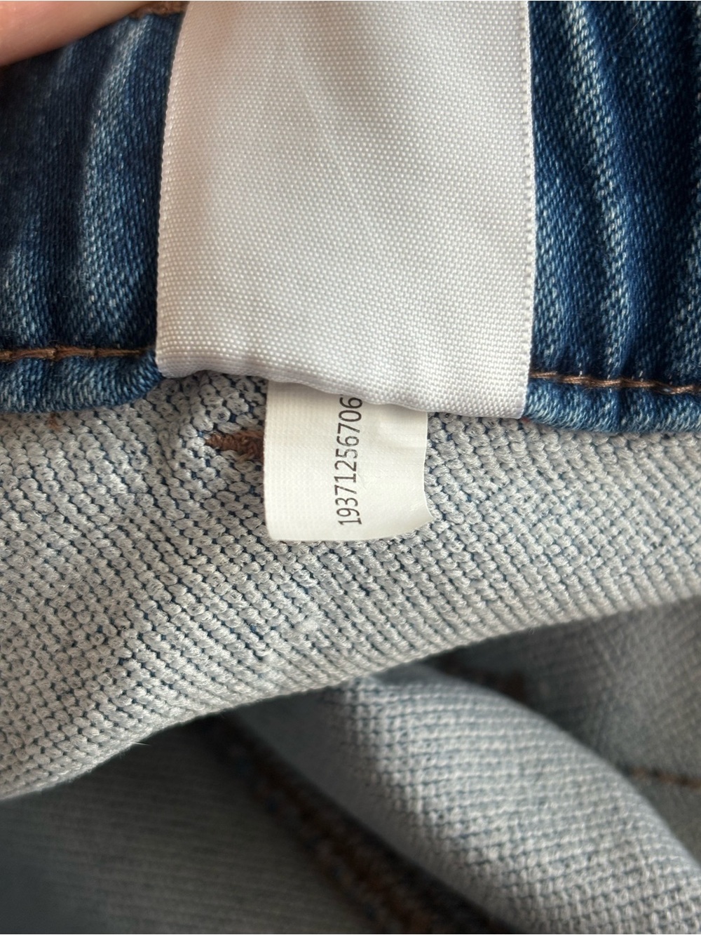 Berkley Jensen Women's Sz M pull on Drawstring Jogger Jeans patch pockets - Picture 9 of 9